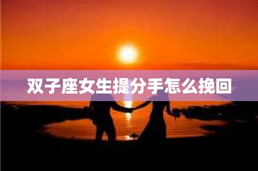 双子座女生提分手怎么挽回
