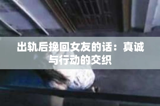 出轨后挽回女友的话：真诚与行动的交织