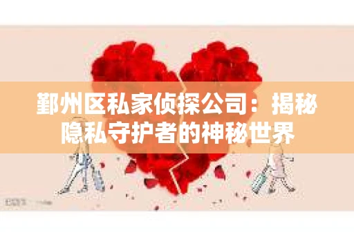鄞州区私家侦探公司：揭秘隐私守护者的神秘世界