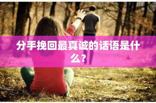 分手挽回最真诚的话语是什么？