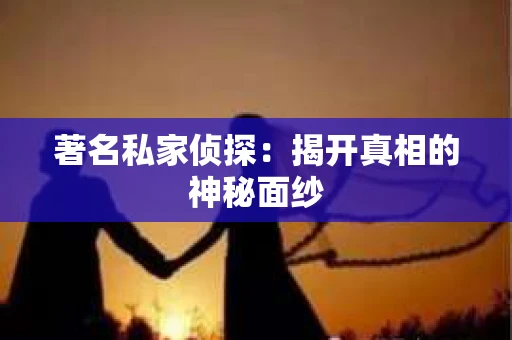 著名私家侦探：揭开真相的神秘面纱