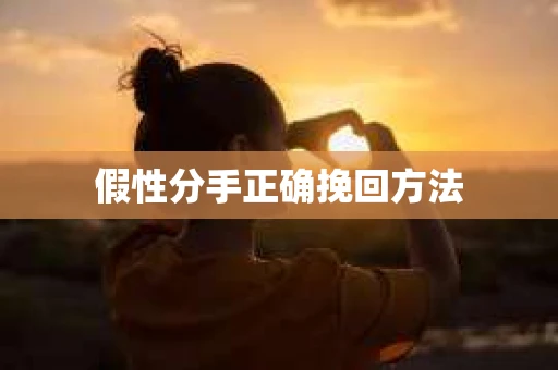 假性分手正确挽回方法