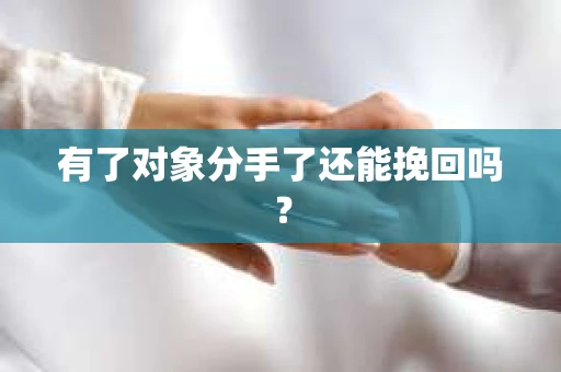 有了对象分手了还能挽回吗？